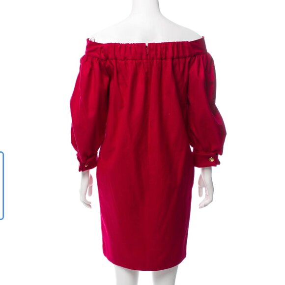 Gucci Off-Shoulder Wool Shift Dress - Picture 3 of 3